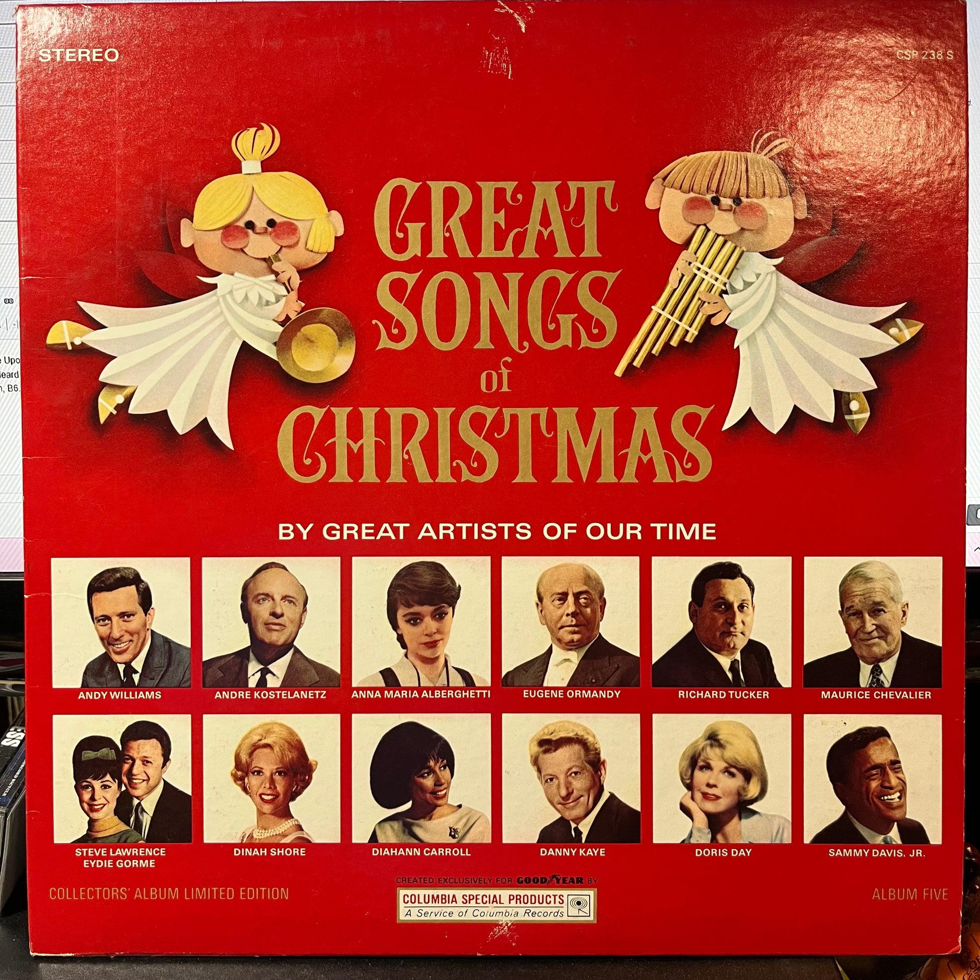 The Great Songs Of Christmas, Album Five (VINYL) | Excellent+ (EX+) Excellent+ (EX+) - HOLIDAY / USED *EXCELLENT+*