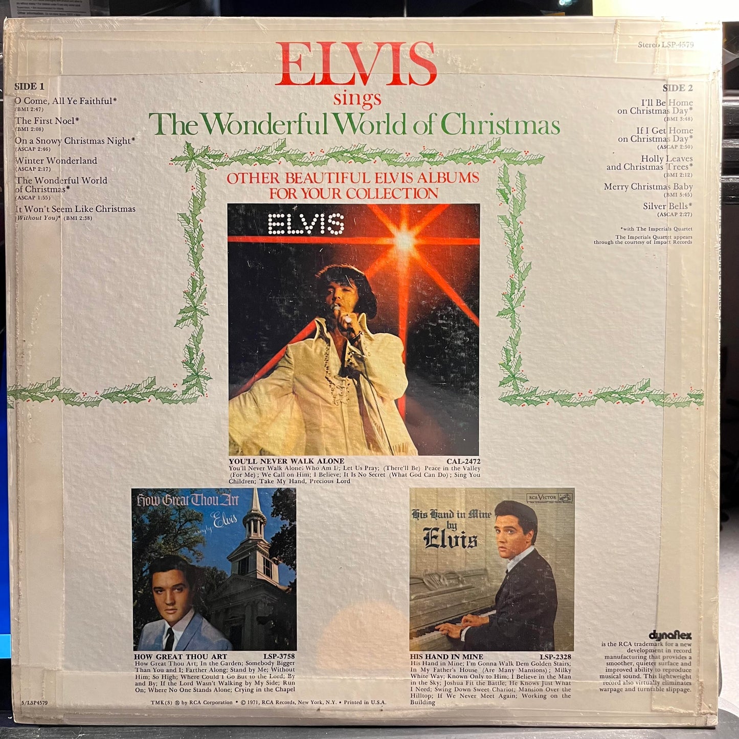 Elvis Presley - Elvis Sings The Wonderful World Of Christmas *HOLLYWOOD* | Excellent (EX) Excellent (EX) - HOLIDAY / USED *EXCELLENT+*