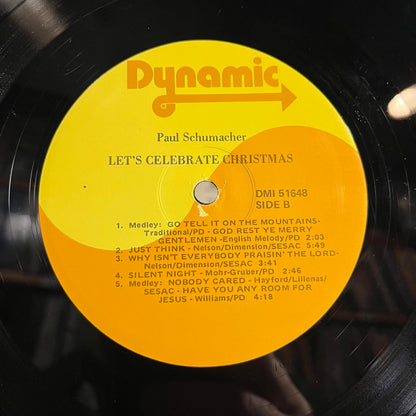 Paul Schumacher - Let's Celebrate Christmas *SHRINK* | Excellent+ (EX+) Near Mint (NM) - HOLIDAY / USED *EXCELLENT+*