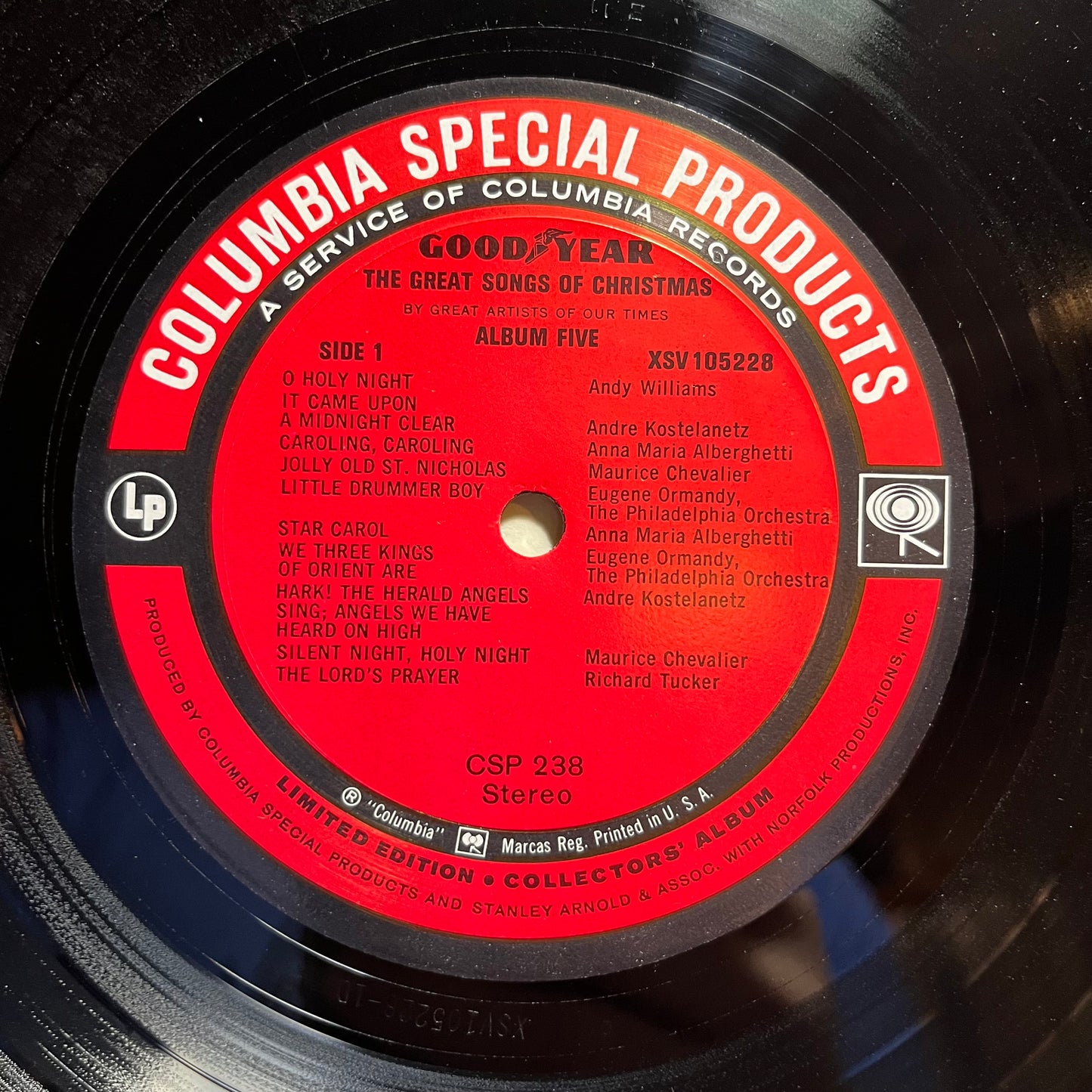 The Great Songs Of Christmas, Album Five (VINYL) | Excellent+ (EX+) Excellent+ (EX+) - HOLIDAY / USED *EXCELLENT+*