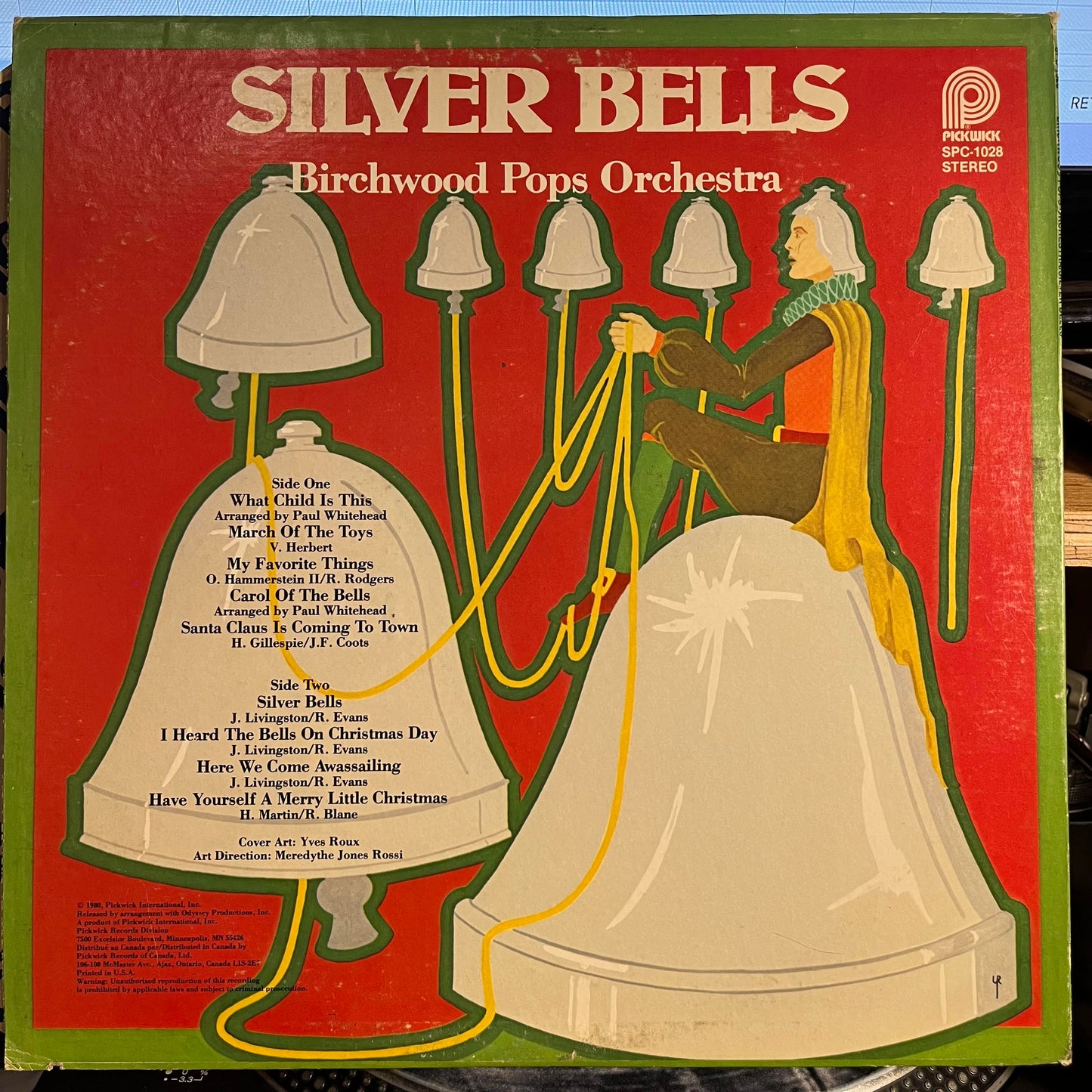 The Birchwood Pops Orchestra - Silver Bells | Excellent+ (EX+) Very Good Plus (VG+) - HOLIDAY / USED *EXCELLENT+*
