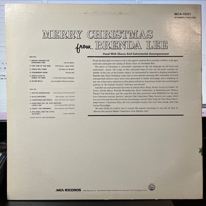 Merry Christmas From Brenda Lee (VINYL) | Excellent+ (EX+) Near Mint (NM or M-) - HOLIDAY / USED *EXCELLENT+*