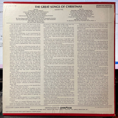 The Great Songs Of Christmas, Album Five (VINYL) | Excellent+ (EX+) Excellent+ (EX+) - HOLIDAY / USED *EXCELLENT+*