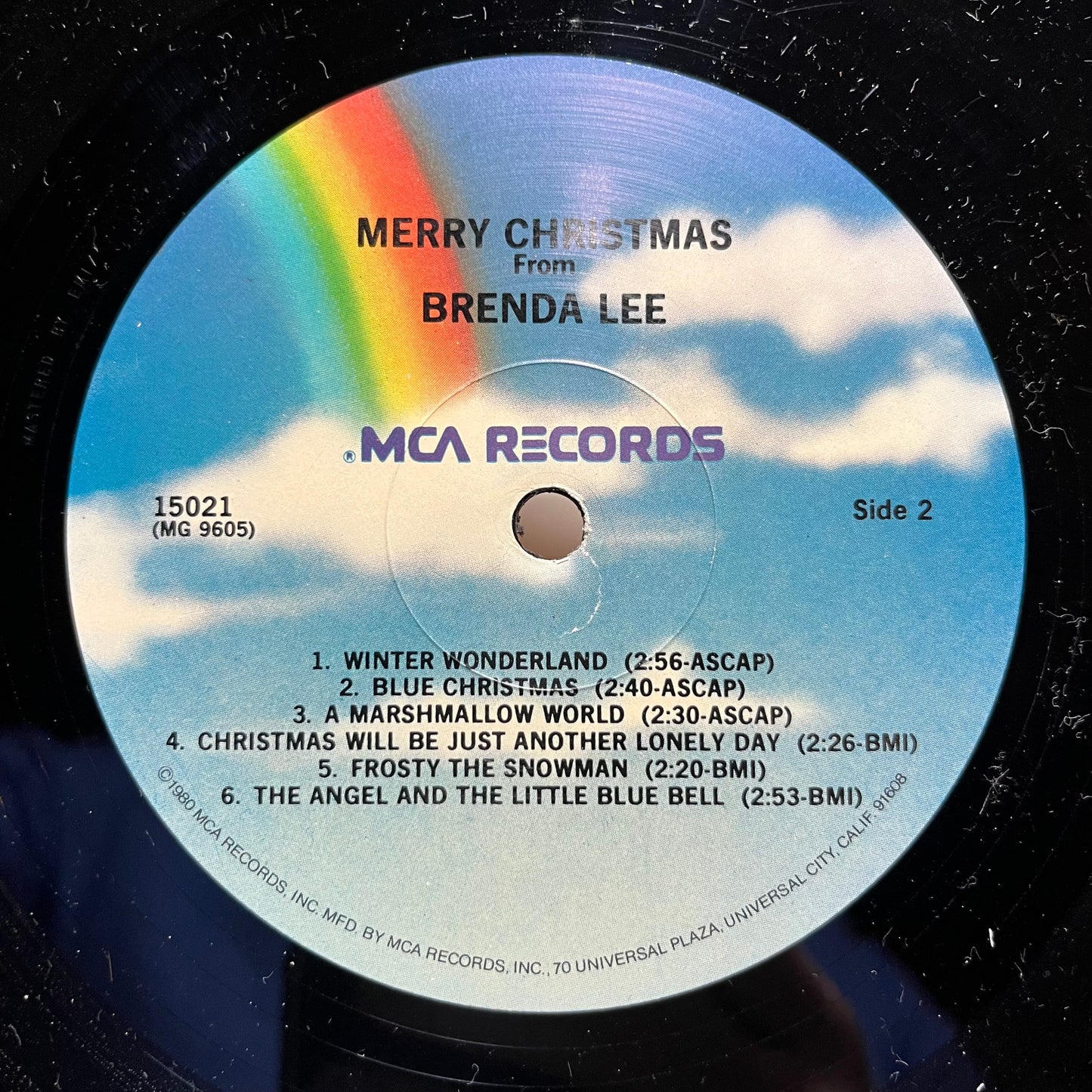 Merry Christmas From Brenda Lee (VINYL) | Excellent+ (EX+) Near Mint (NM or M-) - HOLIDAY / USED *EXCELLENT+*