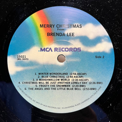 Merry Christmas From Brenda Lee (VINYL) | Excellent+ (EX+) Near Mint (NM or M-) - HOLIDAY / USED *EXCELLENT+*