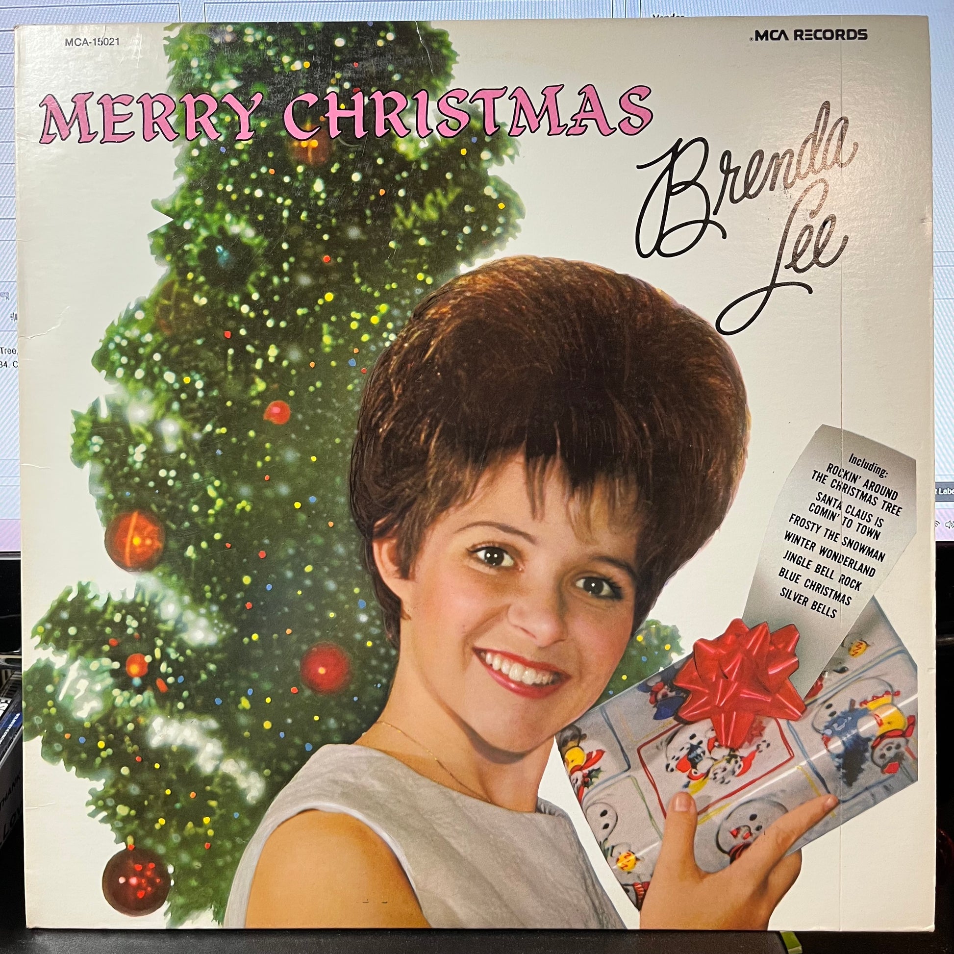 Merry Christmas From Brenda Lee (VINYL) | Excellent+ (EX+) Near Mint (NM or M-) - HOLIDAY / USED *EXCELLENT+*