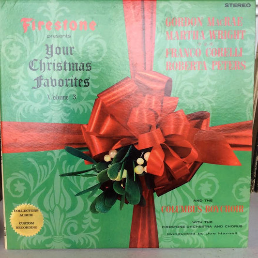 Firestone Presents Your Christmas Favorites Volume 3 (VINYL) | Excellent (EX) Near Mint (NM) - HOLIDAY / USED *EXCELLENT*