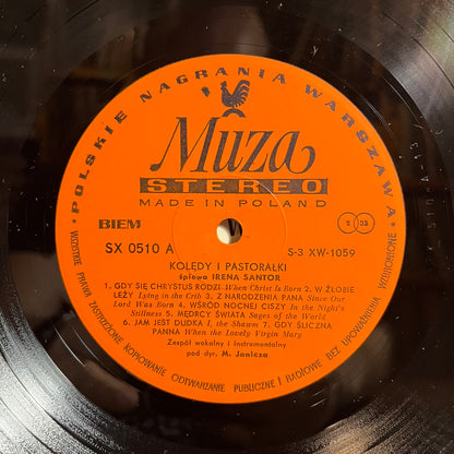 Wśród Nocnej Ciszy... Kolędy I Pastorałki Śpiewa Irena Santor (POLISH VINYL) | Excellent (EX) Near Mint (NM) - HOLIDAY / USED *EXCELLENT*