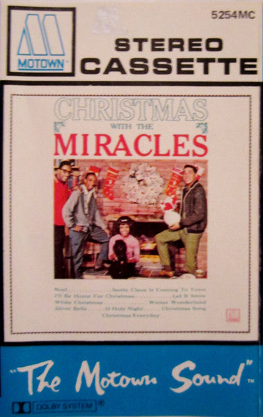 The Miracles - Christmas With The Miracles (CASSETTE) | Excellent+ (EX+) Near Mint (NM) - HOLIDAY / USED *EXCELLENT*