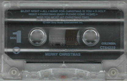 Mariah Carey - Merry Christmas *CASSETTE* | Excellent (EX) Near Mint (NM) - HOLIDAY / USED *EXCELLENT*