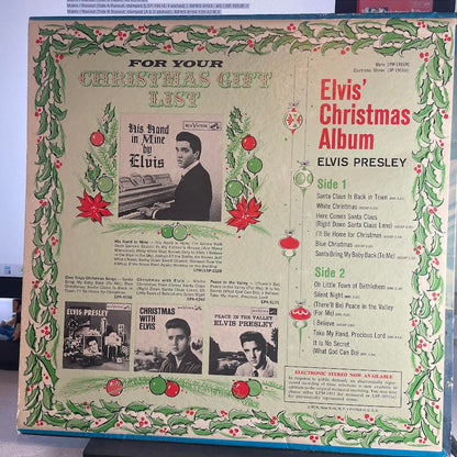Elvis Presley - Elvis' Christmas Album (VINYL) | Excellent (EX) Very Good Plus (VG+) - HOLIDAY / USED *EXCELLENT*