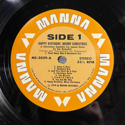 Emma Benedict - Happy Birthday Merry Christmas | Near Mint (NM) Excellent+ (EX+) - HOLIDAY / USED *NEAR MINT-*