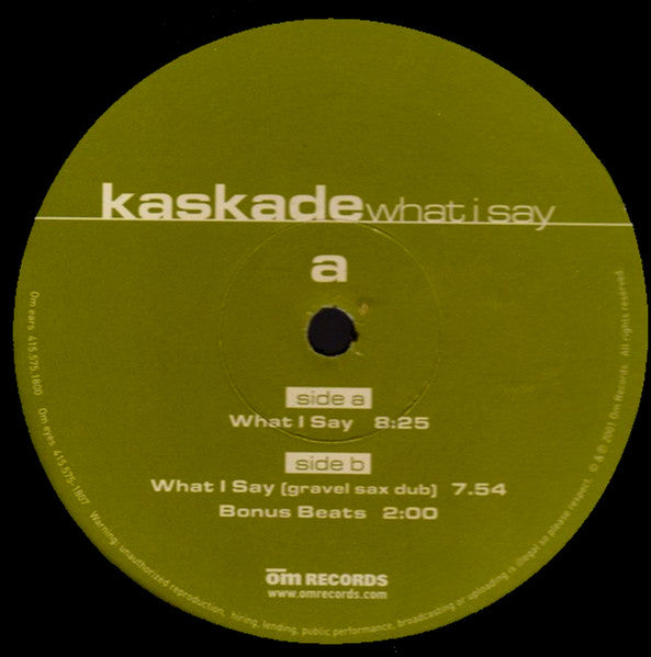 What I Say | Near Mint (NM or M-) Excellent (EX) - HOUSE / USED *NEAR MINT-*