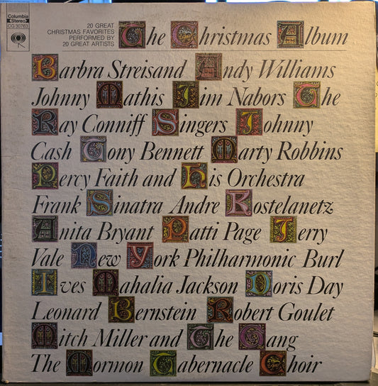 The Christmas Album: 20 Great Christmas Favorites By 20 Great Artists (2xVINYL) | Near Mint (NM) Excellent+ (EX+) - HOLIDAY / USED *NEAR MINT-*