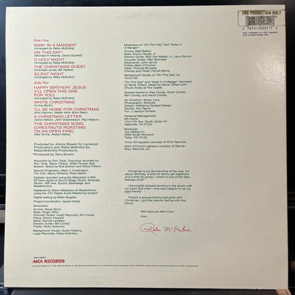 Reba McEntire - Merry Christmas To You (VINYL LP) | USED Near Mint (NM or M-) Near Mint- (NM-) - HOLIDAY / USED *NEAR MINT*
