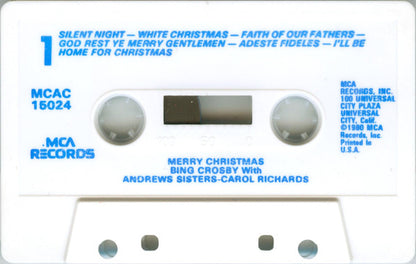 Bing Crosby - Merry Christmas *CASSETTE* | Near Mint (NM) Near Mint (NM) - HOLIDAY / USED *NEAR MINT*