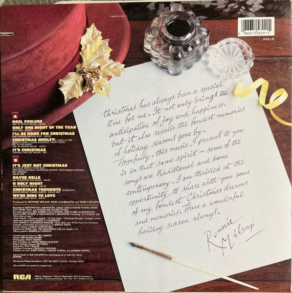 Christmas With Ronnie Milsap (VINYL) | Near Mint (NM or M-) Near Mint (NM) - HOLIDAY / USED *NEAR MINT*