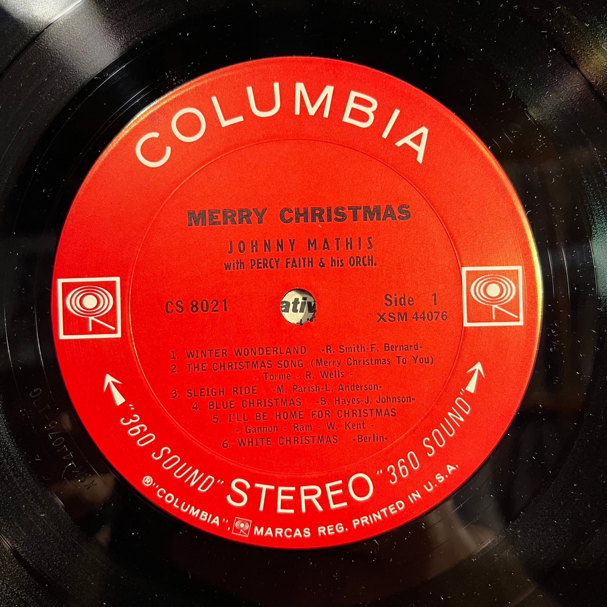 Johnny Mathis - Merry Christmas *PITMAN* | Near Mint (NM) Near Mint (NM) - HOLIDAY / USED *NEAR MINT*