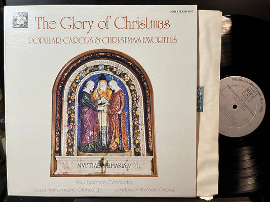 Paul Freeman, Royal Philharmonic Orchestra, London - The Glory Of Christmas (VINYL LP MUSICAL HERITAGE SOCIETY MHS 3652 1970) | USED Near Mint (NM or M-) Near Mint (NM) - HOLIDAY / USED *NEAR MINT*