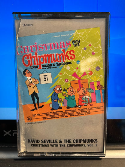 David Seville - Christmas With The Chipmunks, Vol. 2 *CASSETTE* | Near Mint (NM) Very Good (VG) - HOLIDAY / USED *NEAR MINT*
