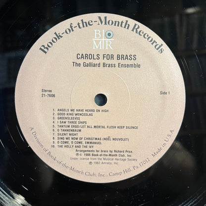 Carols For Brass (3xLP BOX) | Near Mint (NM) Near Mint (NM)