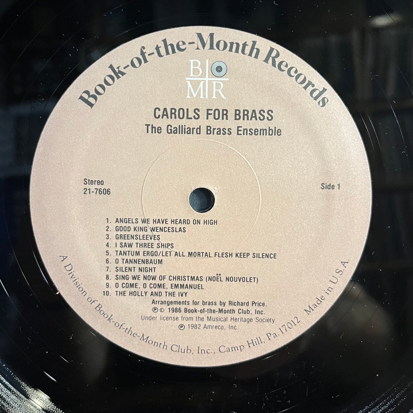The Galliard Brass - Carols For Brass (3xLP BOX) | Near Mint (NM) Near Mint (NM) - HOLIDAY / USED *NEAR MINT*