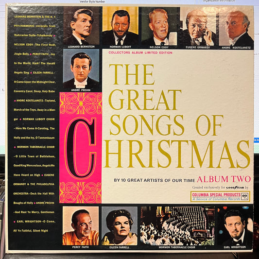 The Great Songs Of Christmas Album Two (VINYL) | Near Mint (NM or M-) Near Mint (NM or M-) - HOLIDAY / USED *NEAR MINT*