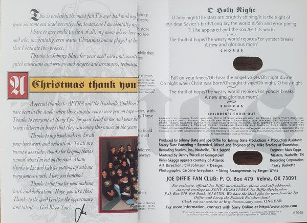 Joe Diffie - Mr. Christmas *CASSETTE* | Near Mint (NM) Near Mint (NM) - HOLIDAY / USED *NEAR MINT*