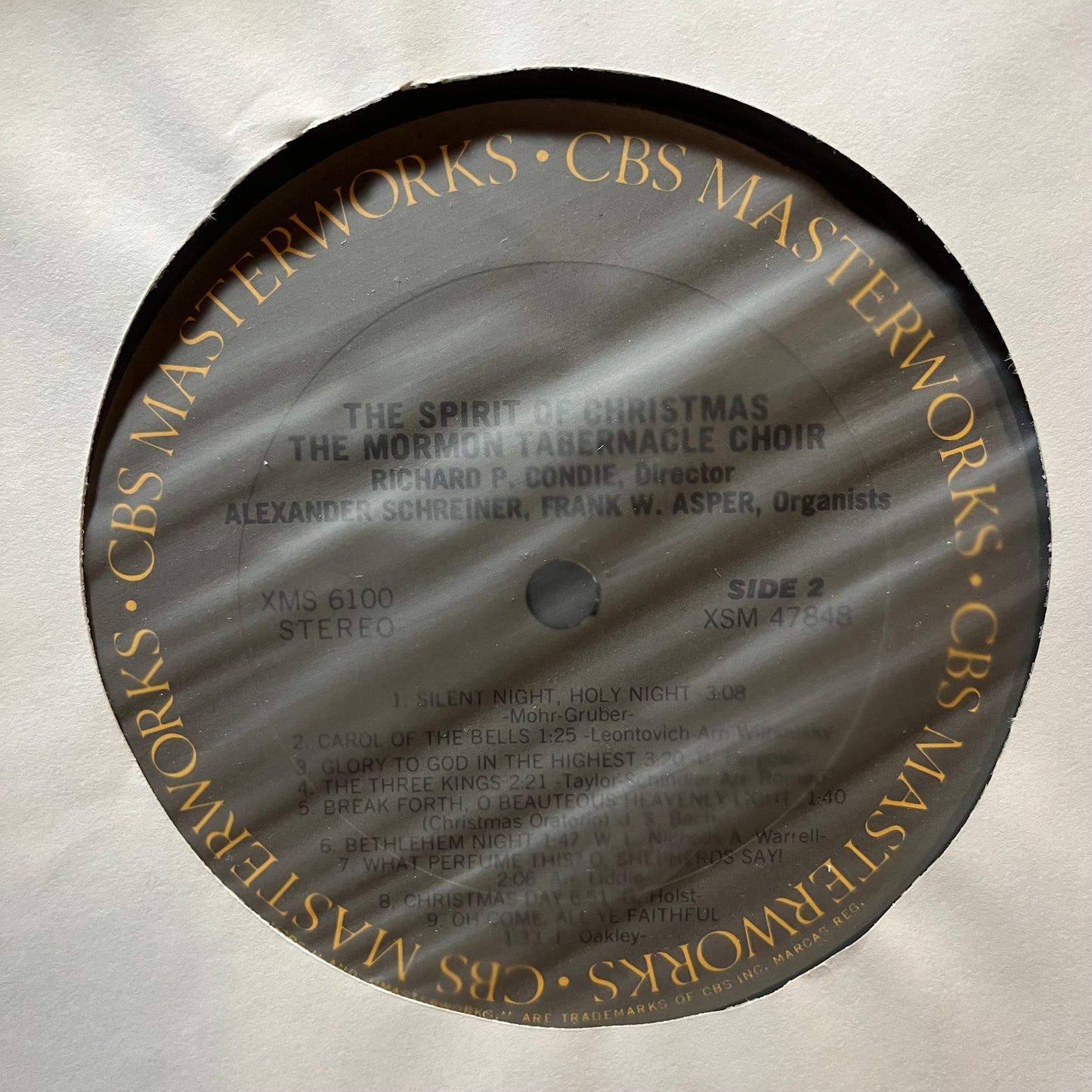 The Spirit Of Christmas: Christmas Carols Sung By The Mormon Tabernacle Choir (VINYL) | Near Mint (NM or M-) Near Mint (NM or M-) - HOLIDAY / USED *NEAR MINT*