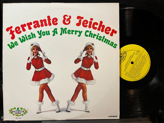 Ferrante & Teicher - We Wish You A Merry Christmas (VINYL LP MISTLETOE MLP-1218 1975) | USED Near Mint (NM or M-) Near Mint (NM) - HOLIDAY / USED *NEAR MINT*
