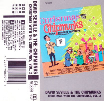 David Seville - Christmas With The Chipmunks, Vol. 2 *CASSETTE* | Near Mint (NM) Very Good (VG) - HOLIDAY / USED *NEAR MINT*