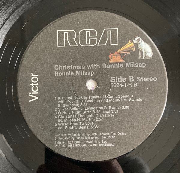Christmas With Ronnie Milsap (VINYL) | Near Mint (NM or M-) Near Mint (NM) - HOLIDAY / USED *NEAR MINT*