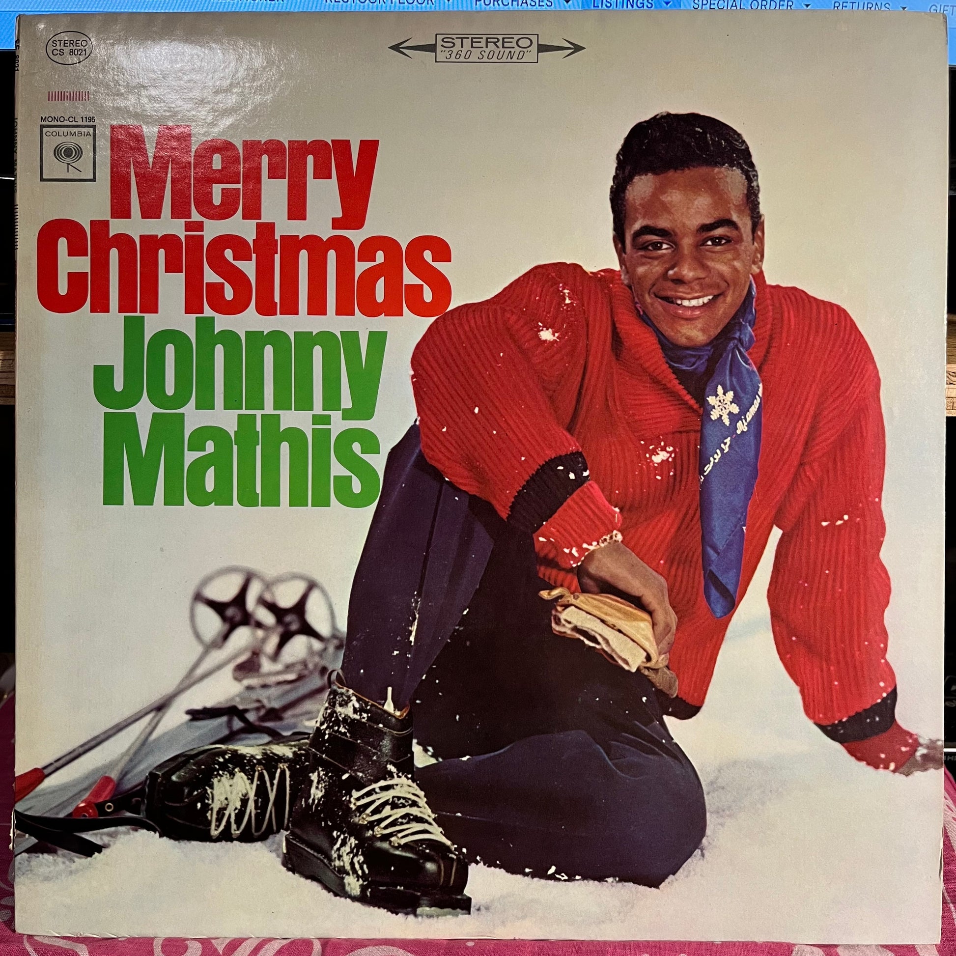 Johnny Mathis - Merry Christmas *PITMAN* | Near Mint (NM) Near Mint (NM) - HOLIDAY / USED *NEAR MINT*
