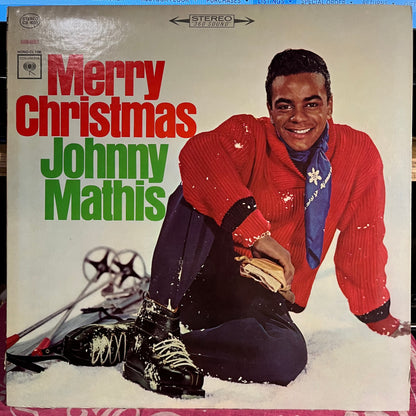 Johnny Mathis - Merry Christmas *PITMAN* | Near Mint (NM) Near Mint (NM) - HOLIDAY / USED *NEAR MINT*