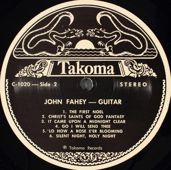John Fahey The New Possibility: John Fahey's Guitar Soli Christmas Album LP Near Mint (NM or M-) Excellent (EX)