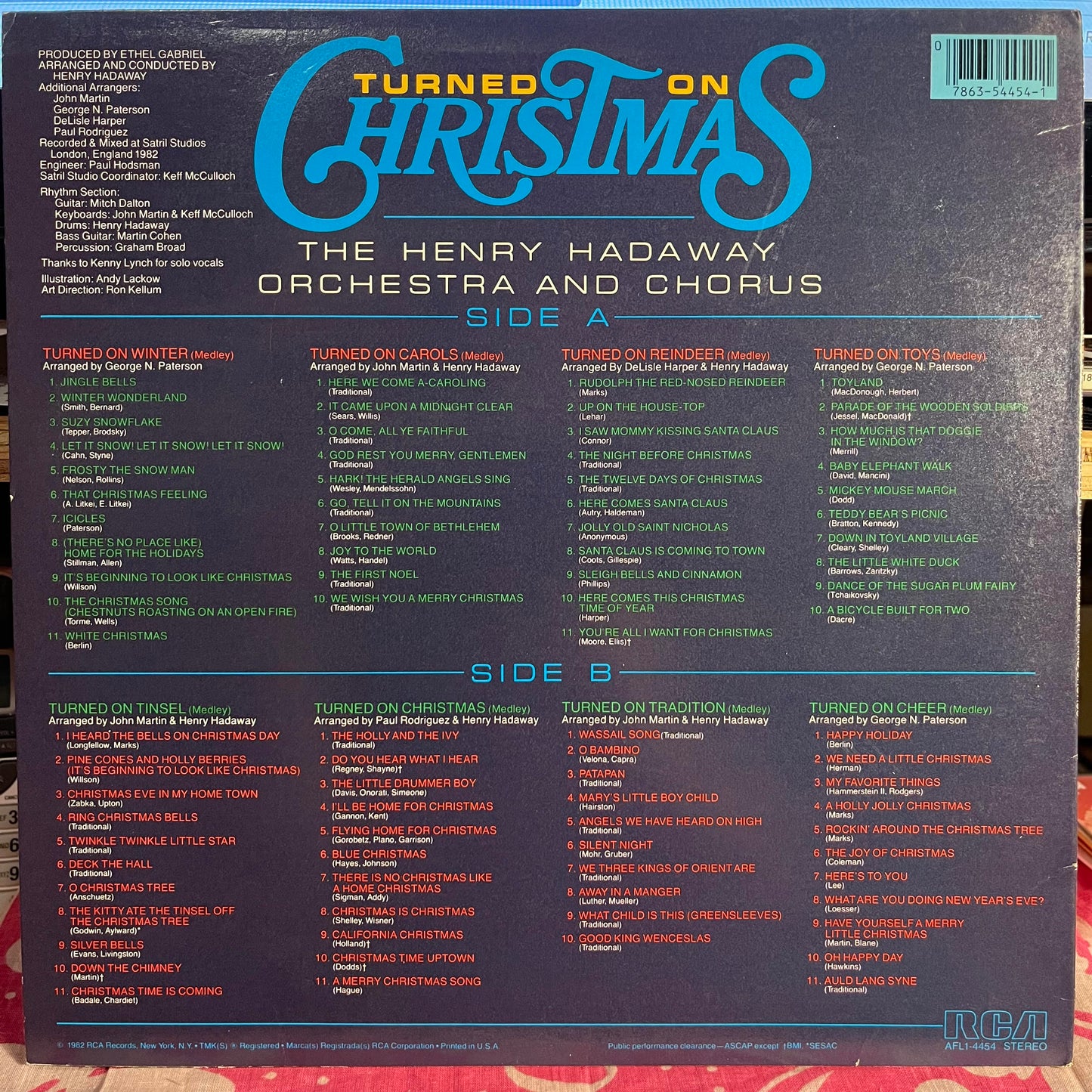 The Henry Hadaway Orchestra And Chorus - Turned On Christmas | Near Mint (NM) Near Mint (NM) - HOLIDAY / USED *NEAR MINT*