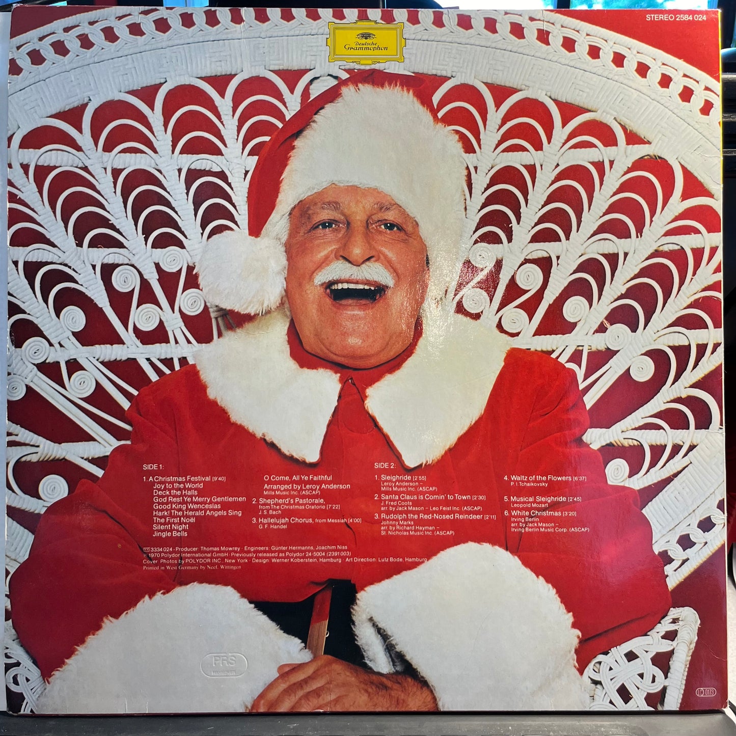 Arthur Fiedler - A Christmas Festival *GERMANY* | Near Mint (NM) Excellent (EX) - HOLIDAY / USED *NEAR MINT*