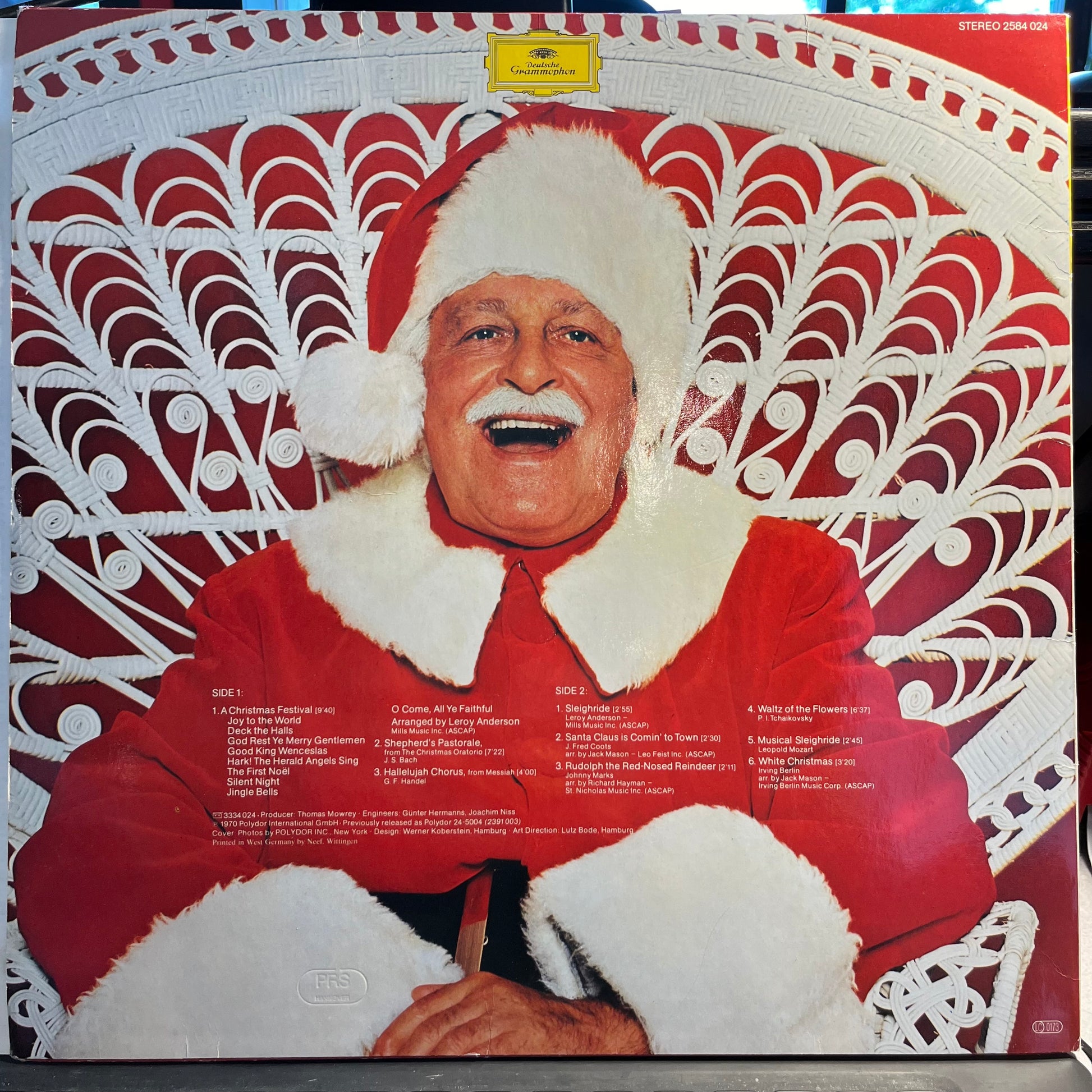 Arthur Fiedler - A Christmas Festival *GERMANY* | Near Mint (NM) Excellent (EX) - HOLIDAY / USED *NEAR MINT*