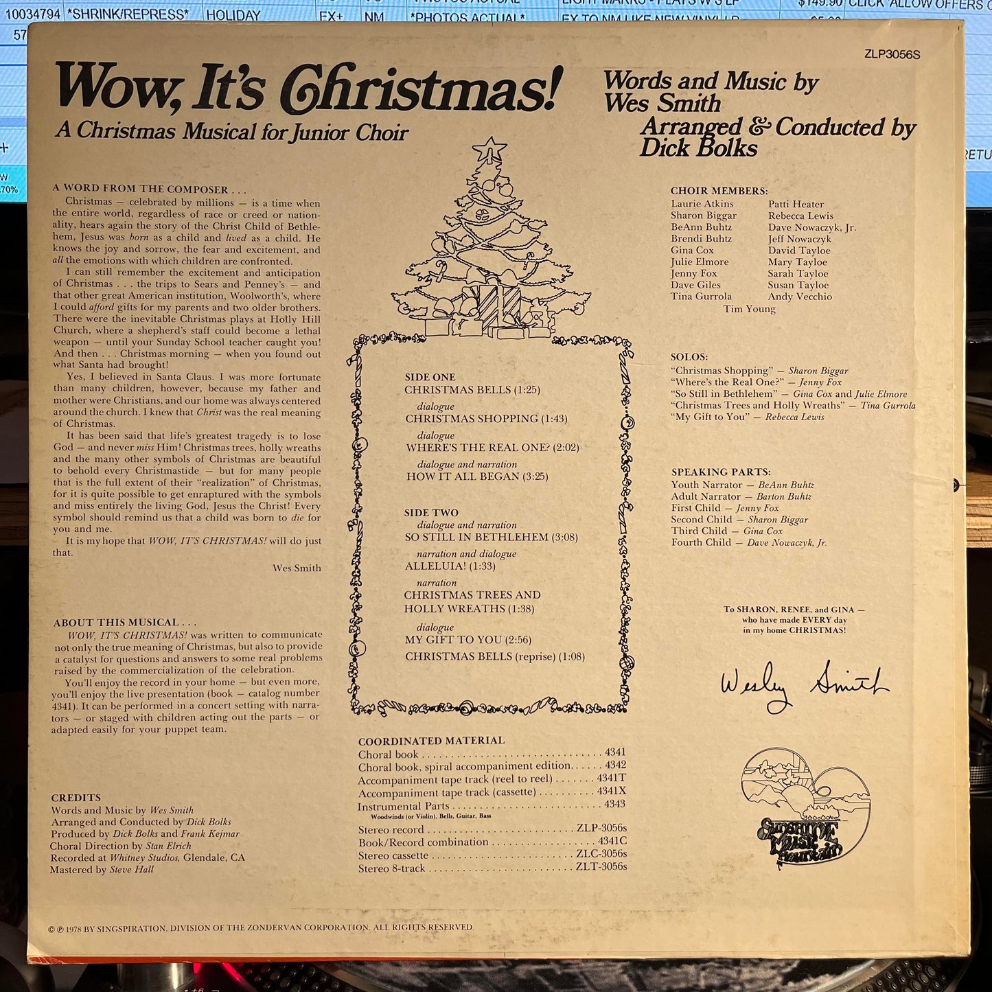 Wes Smith (4) - Wow, It's Christmas! | Near Mint (NM) Excellent (EX) - HOLIDAY / USED *NEAR MINT*