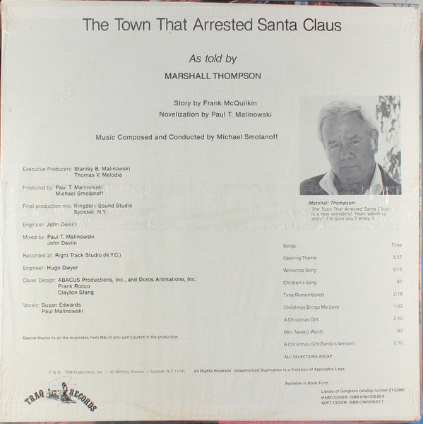 Marshall Thompson (5) The Town That Arrested Santa Claus 12" Very Good Plus (VG+) Excellent (EX)