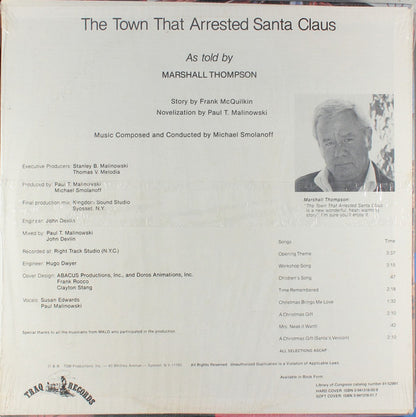 Marshall Thompson (5) - The Town That Arrested Santa Claus | Very Good Plus (VG+) Excellent (EX) - HOLIDAY/ USED *VERY GOOD+*