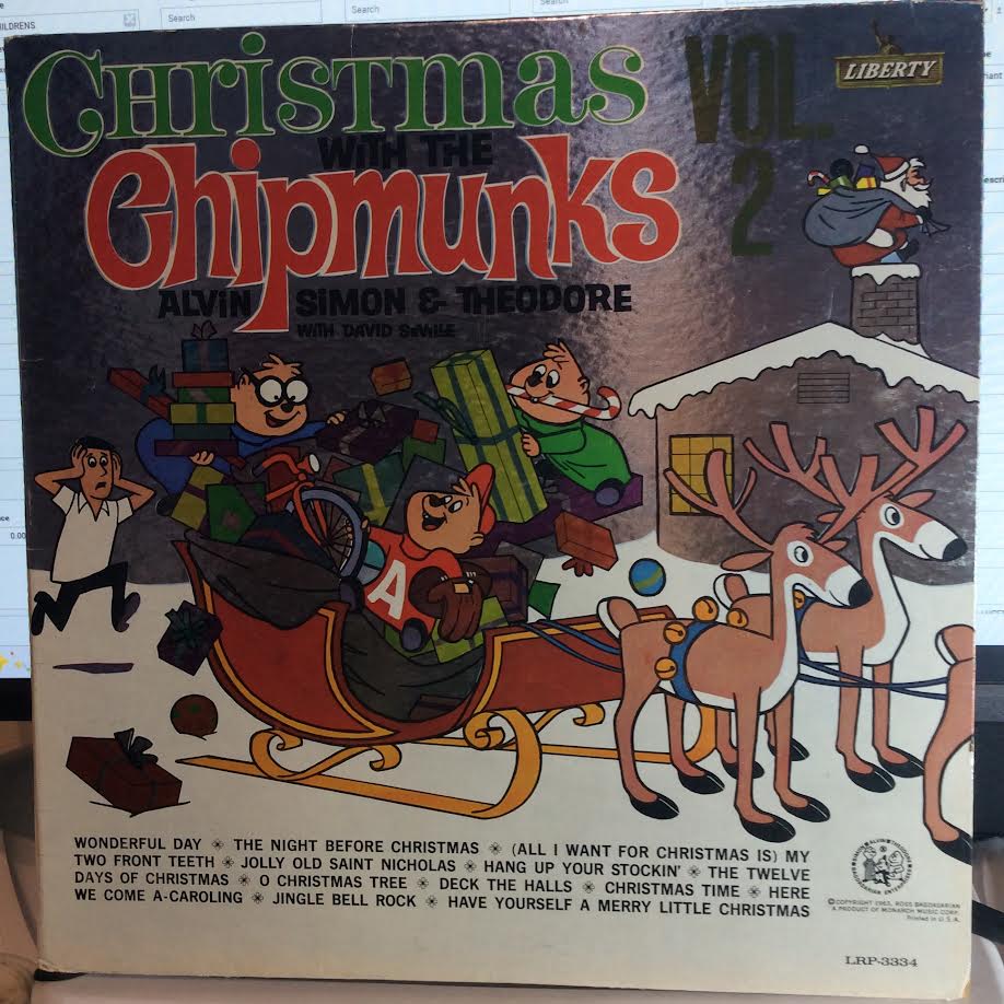 The Chipmunks - Christmas With The Chipmunks Vol. 2 (VINYL LP) | Very Good Plus (VG+) Excellent (EX) - HOLIDAY / USED *VERY GOOD+*