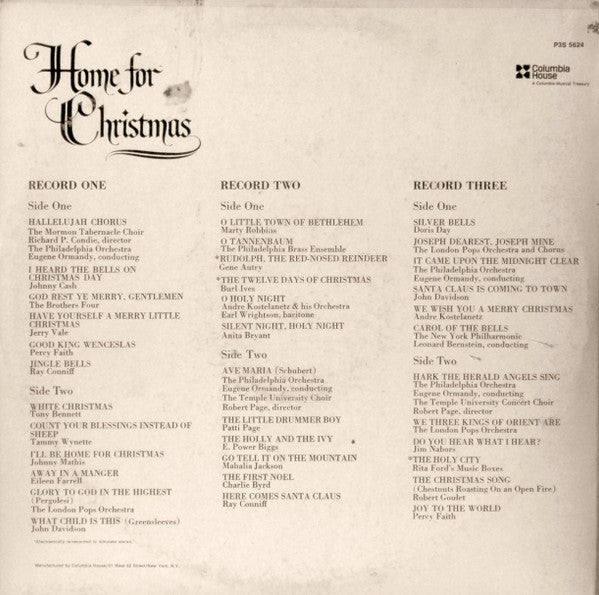 Home For Christmas *BOX* | Very Good Plus (VG+)