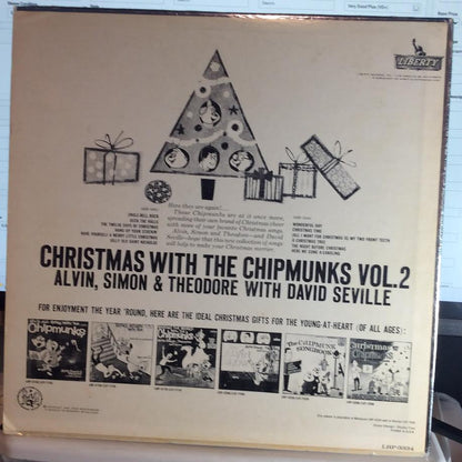 The Chipmunks - Christmas With The Chipmunks Vol. 2 (VINYL LP) | Very Good Plus (VG+) Excellent (EX) - HOLIDAY / USED *VERY GOOD+*