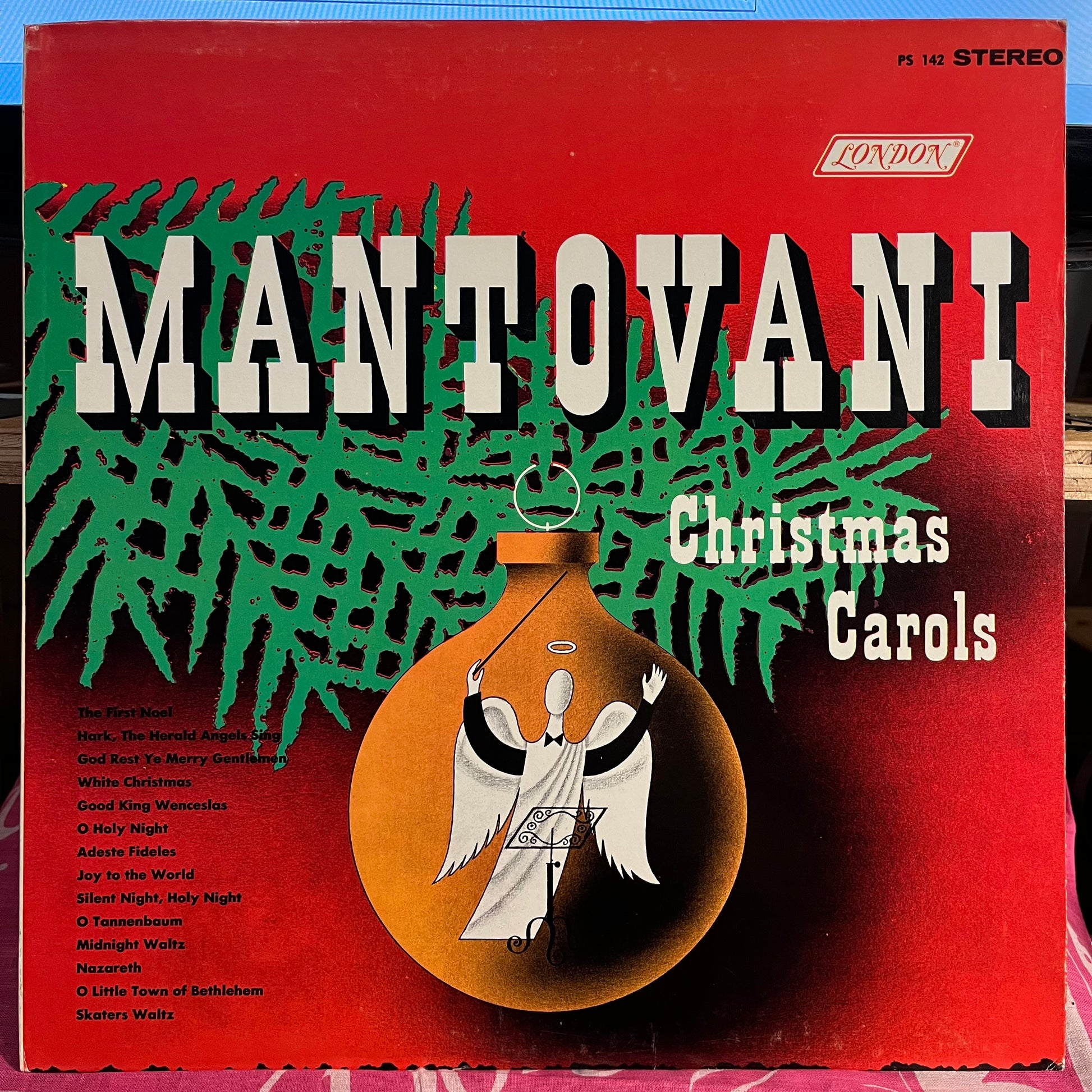 Mantovani And His Orchestra - Christmas Carols *CLUB* | Near Mint (NM) Very Good Plus (VG+) - HOLIDAY / USED *VERY GOOD++*
