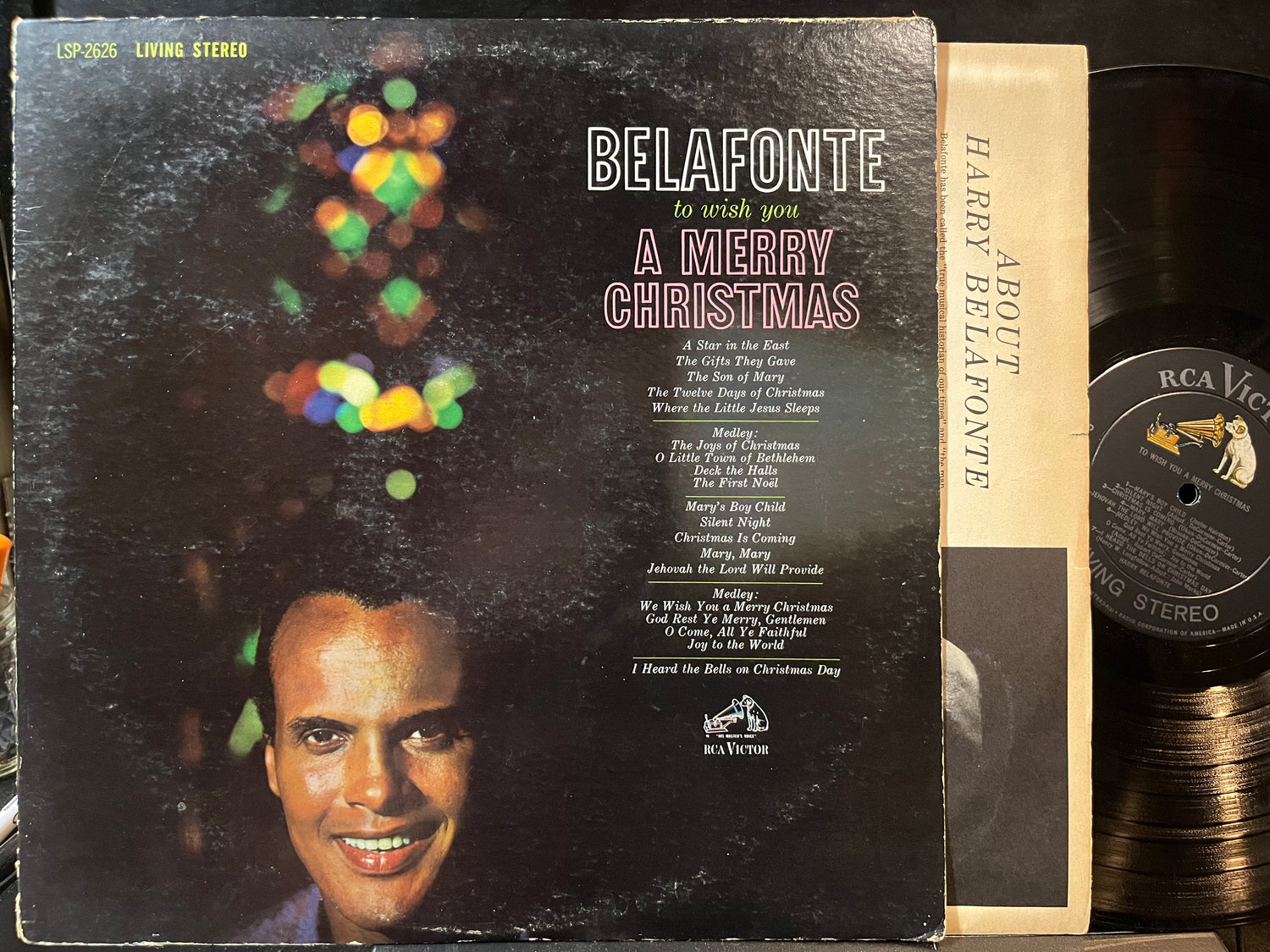 Harry Belafonte - To Wish You A Merry Christmas (VINYL) | Very Good Plus (VG+) Very Good Plus (VG+) - HOLIDAY / USED *VERY GOOD+*