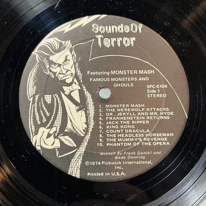 Sounds Of Terror (VINYL) | Very Good Plus Plus (VG++) Excellent (EX) - HOLIDAY / USED *VERY GOOD++*