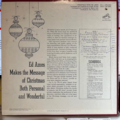 Ed Ames - Christmas With Ed Ames | Very Good Plus (VG+) Excellent+ (EX+) - HOLIDAY / USED *VERY GOOD++*