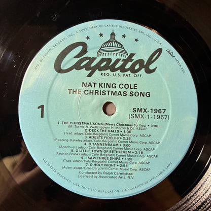 The Christmas Song (VINYL) | Very Good Plus (VG+) Very Good Plus (VG+) - HOLIDAY / USED *VERY GOOD++*