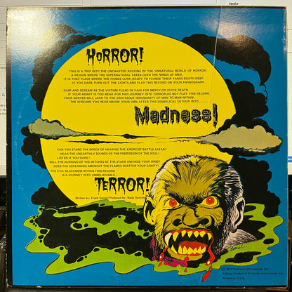Sounds Of Terror (VINYL) | Very Good Plus Plus (VG++) Excellent (EX) - HOLIDAY / USED *VERY GOOD++*